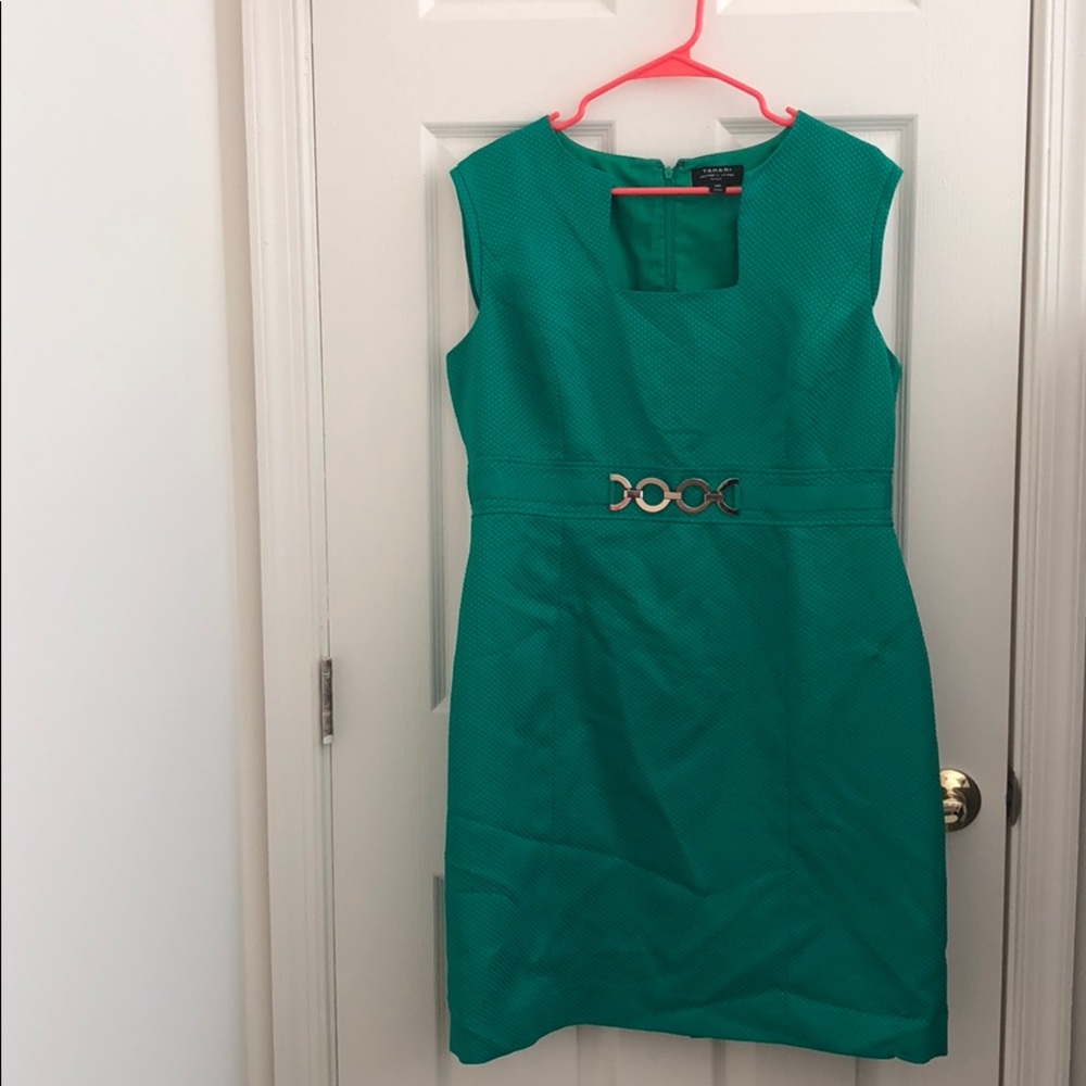 Work dress with good detail on front.